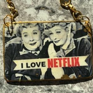 Lucy and Ethel Brass Ornament